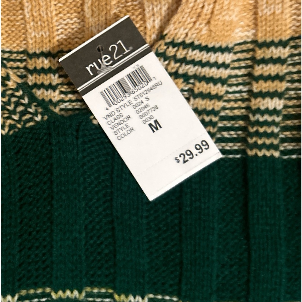 NWT Rue 21 V Neck Drop Shoulder High-Low Transitional Knit Sweater Women’s, M - Picture 11 of 13